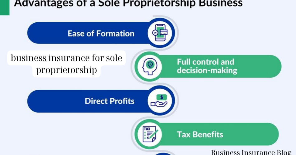 business insurance for sole proprietorship